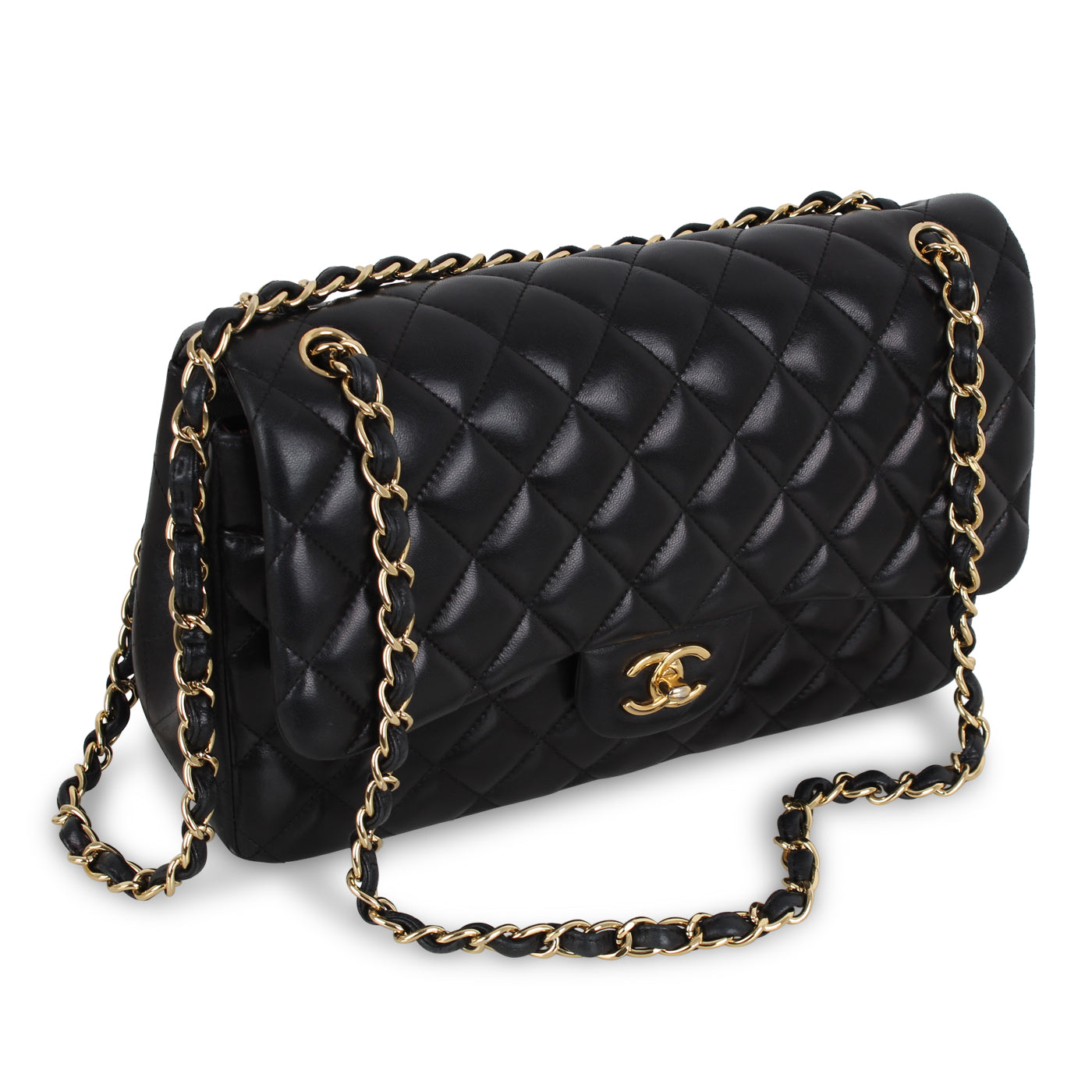 Chanel Classic Flap Bag - Black Jumbo