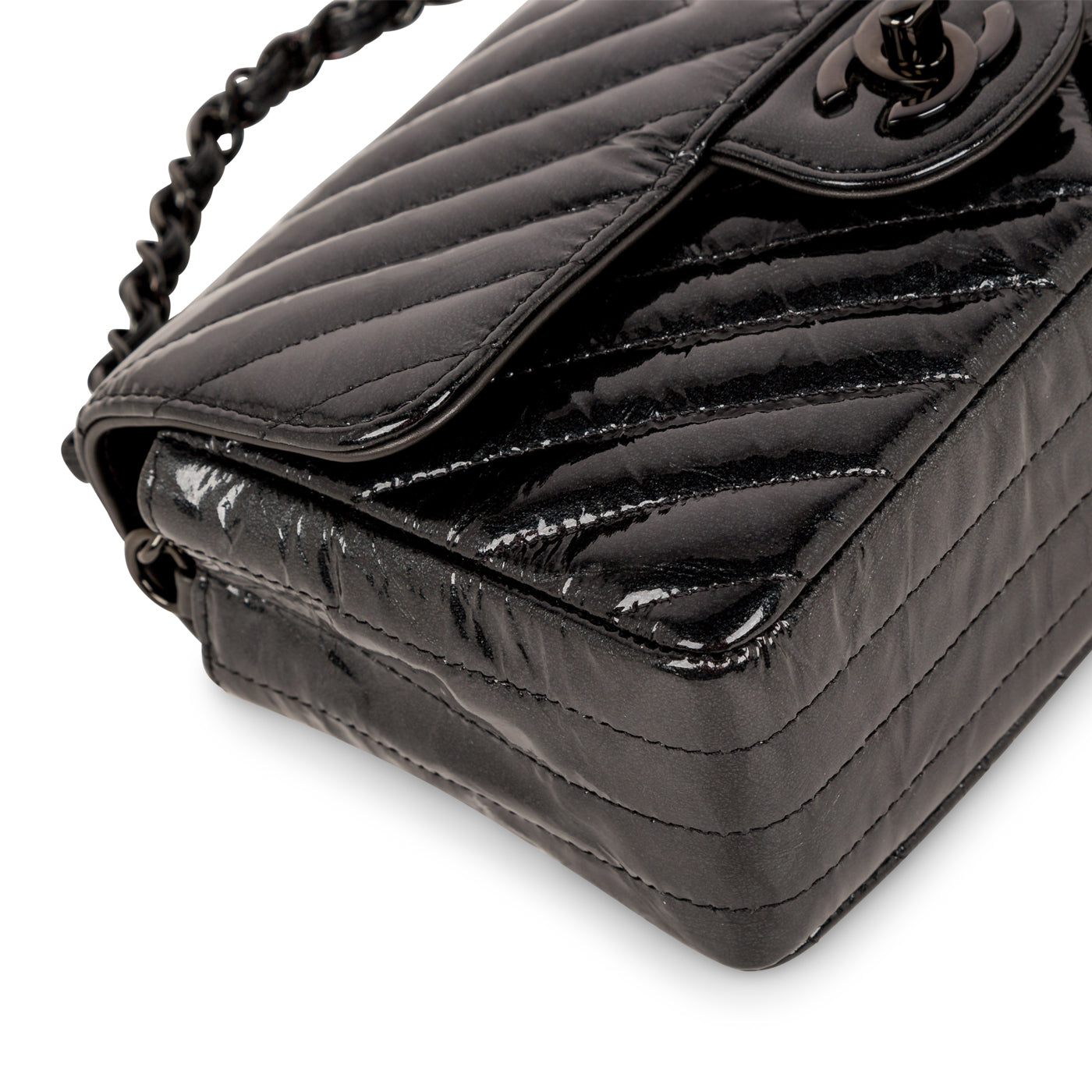 Chanel Classic Flap Bag - Mini Rectangular - So Black