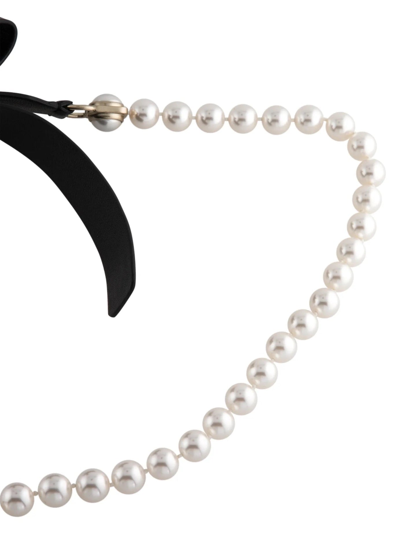 CHANEL CC GLASS PEARLS & LAMBSKIN WAIST BELT Handbag
