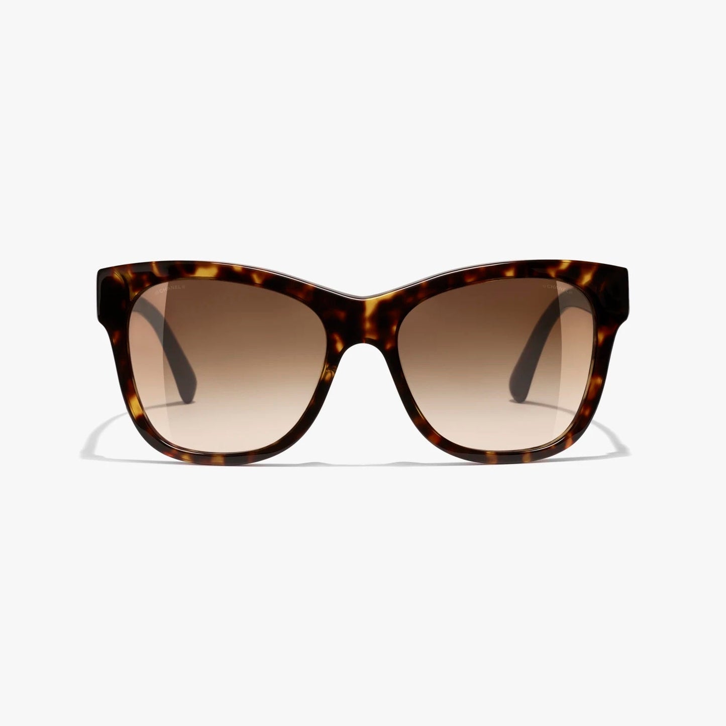CHANEL TORTOISE ACETATE BUTTERFLY SUNGLASSES