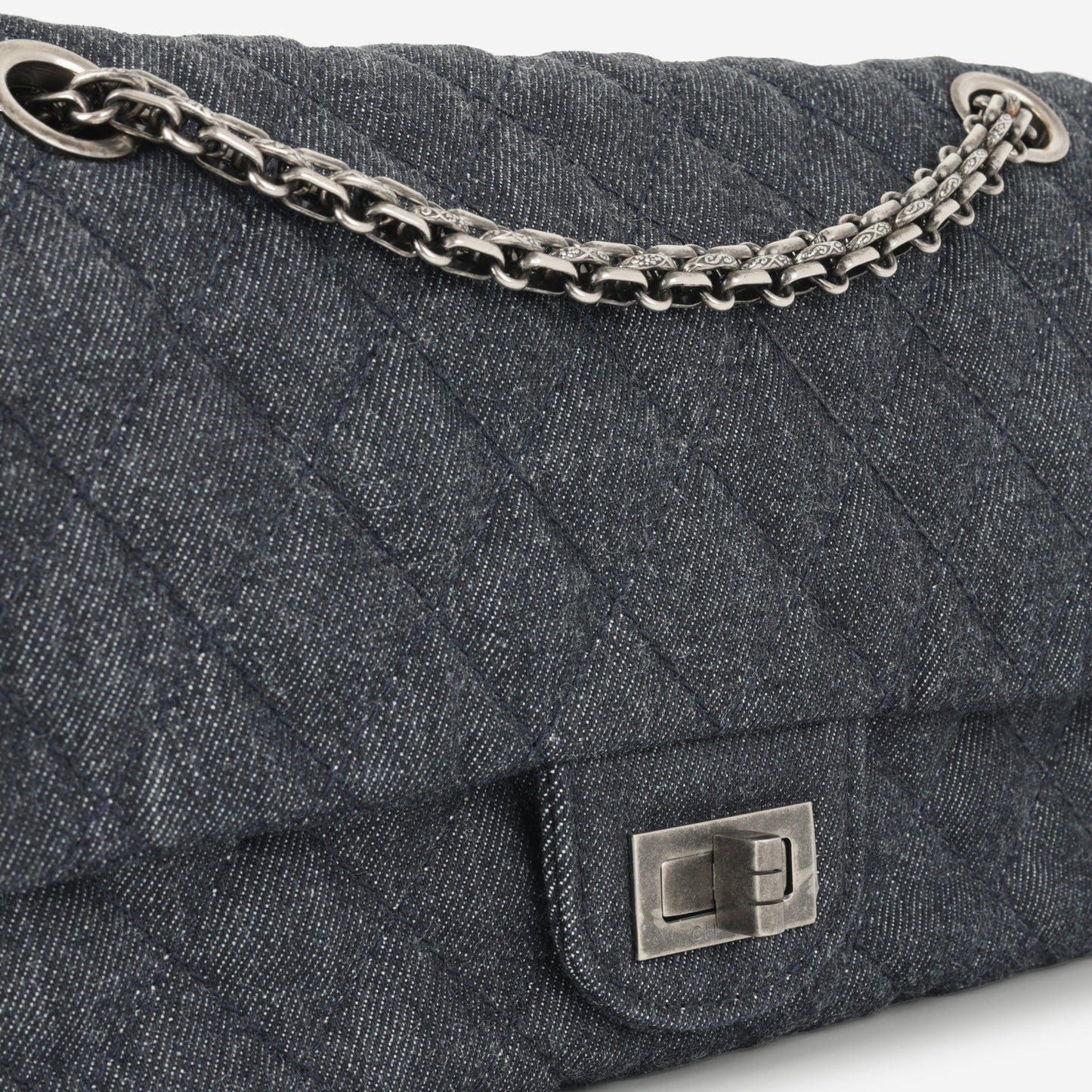 Chanel 2.55 Reissue 225 - Indigo Denim | Ruthenium Hardware