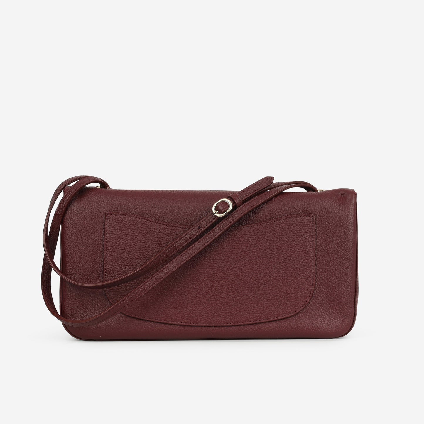 Chanel SS26 Maxi Flap Bag - Burgundy Grained Calfskin | Gold Hardware