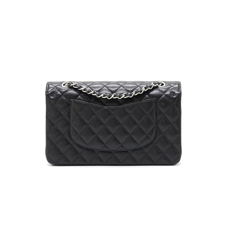 Chanel Medium 25cm Classical Double Flap Caviar Black SHW Year 2020 Shoulder Bag