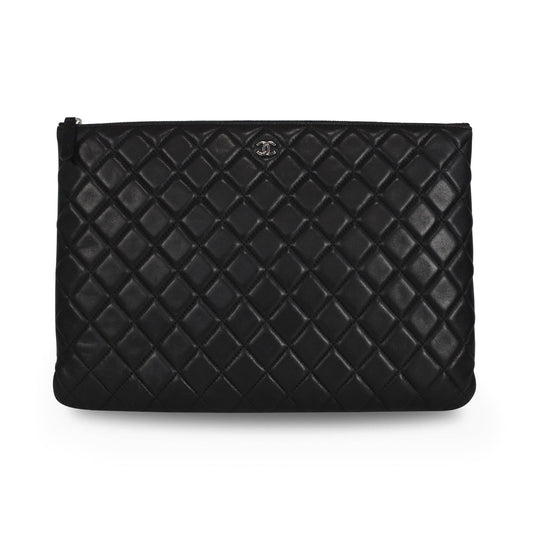 Chanel 'O Case' Zip Pouch Clutch