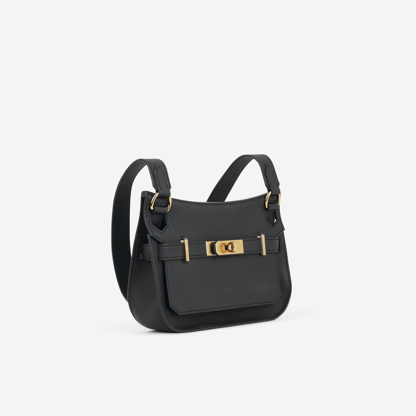 Hermès Mini Jypsiere - Black Swift | Gold Hardware