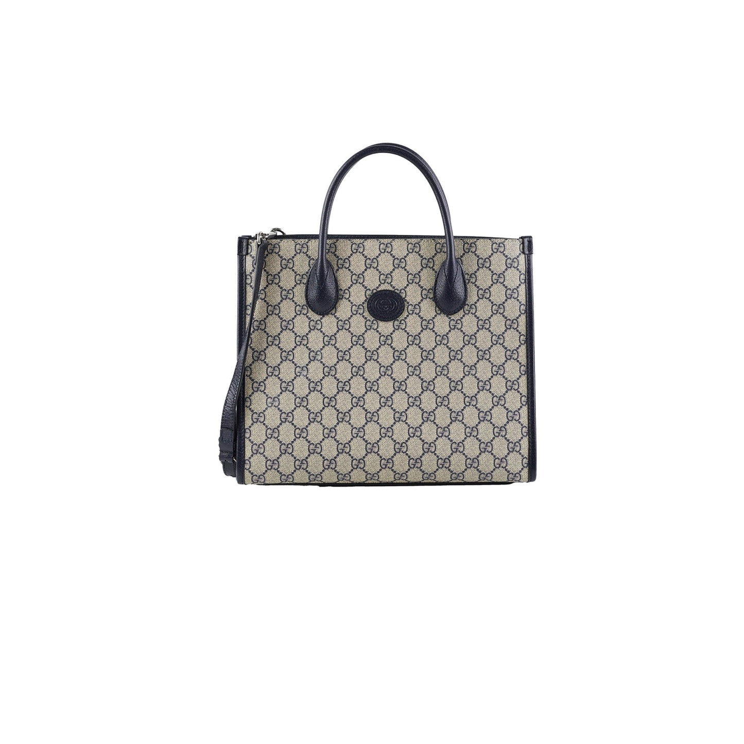 Gucci Small Monogram Black Tote