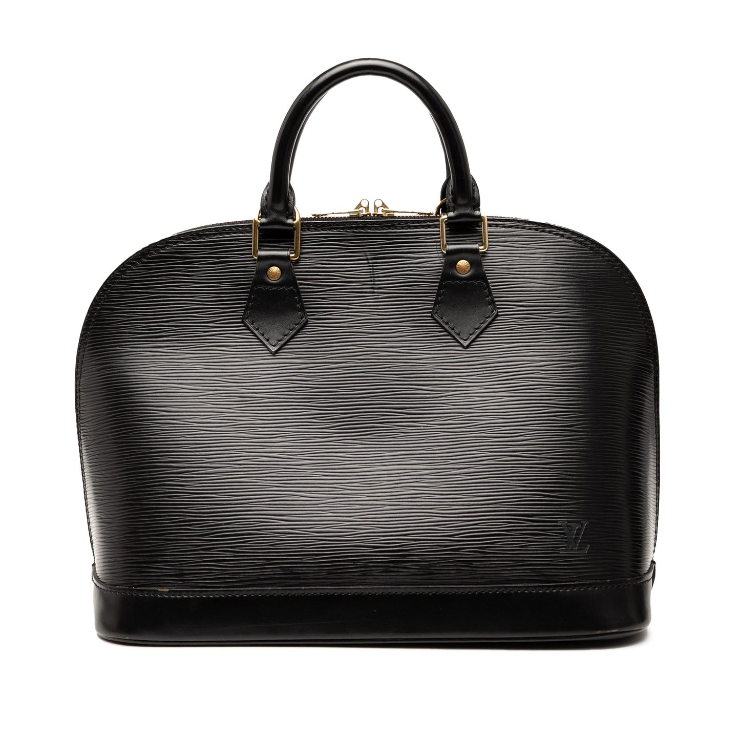 Black Louis Vuitton Epi Alma PM Handbag