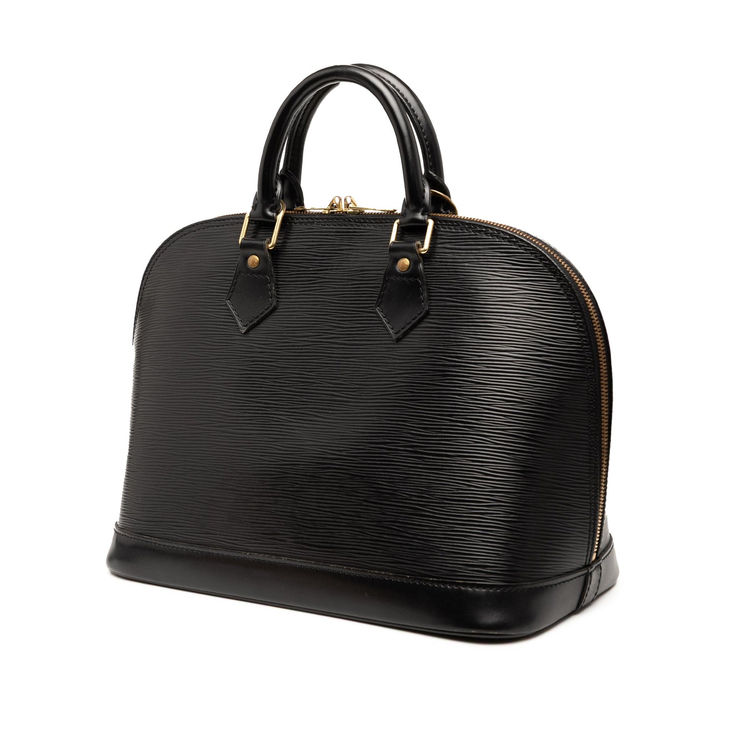 Black Louis Vuitton Epi Alma PM Handbag