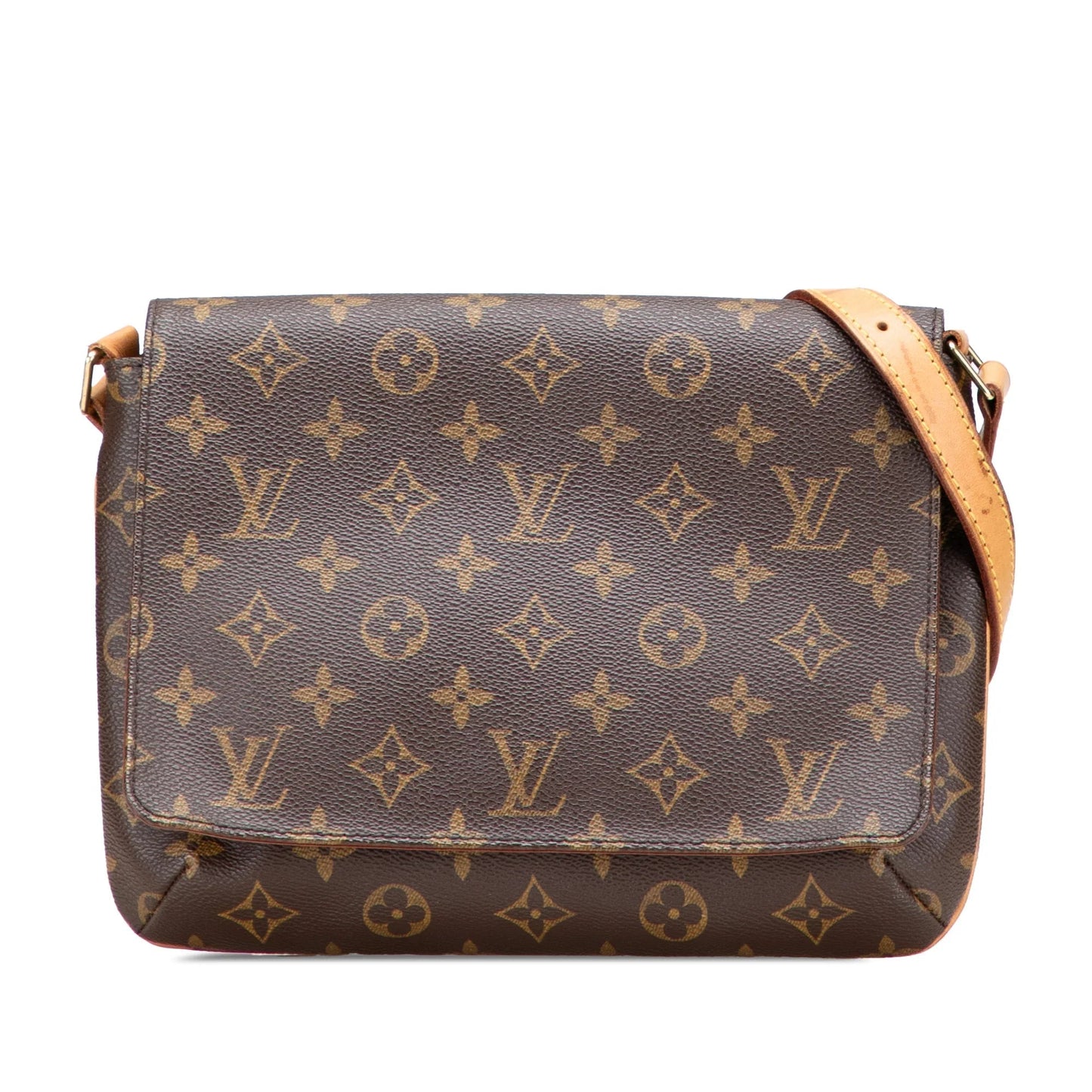 Brown Louis Vuitton Monogram Mtte Tango Short Strap Shoulder Bag