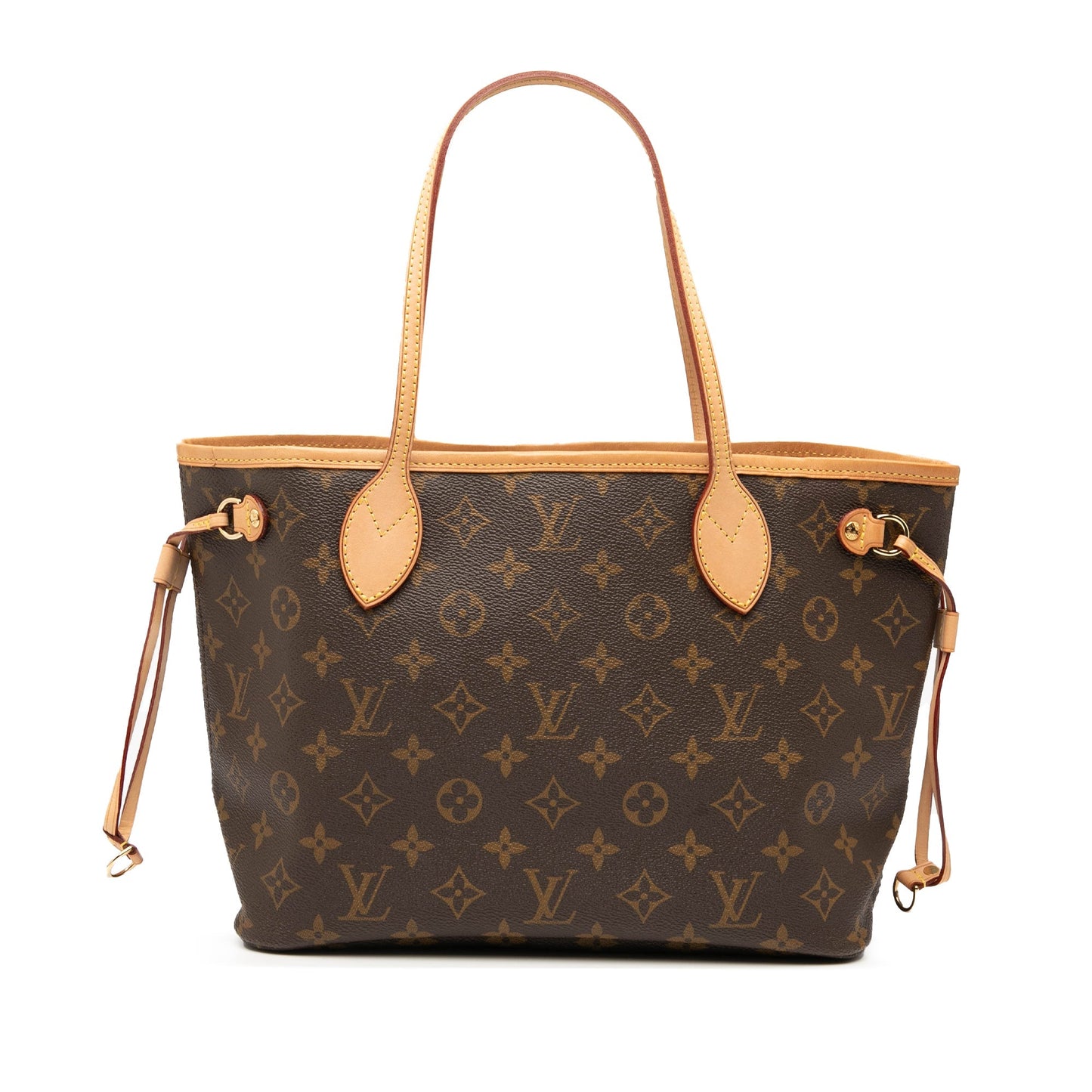 Brown Louis Vuitton Monogram Neverfull PM Tote Bag