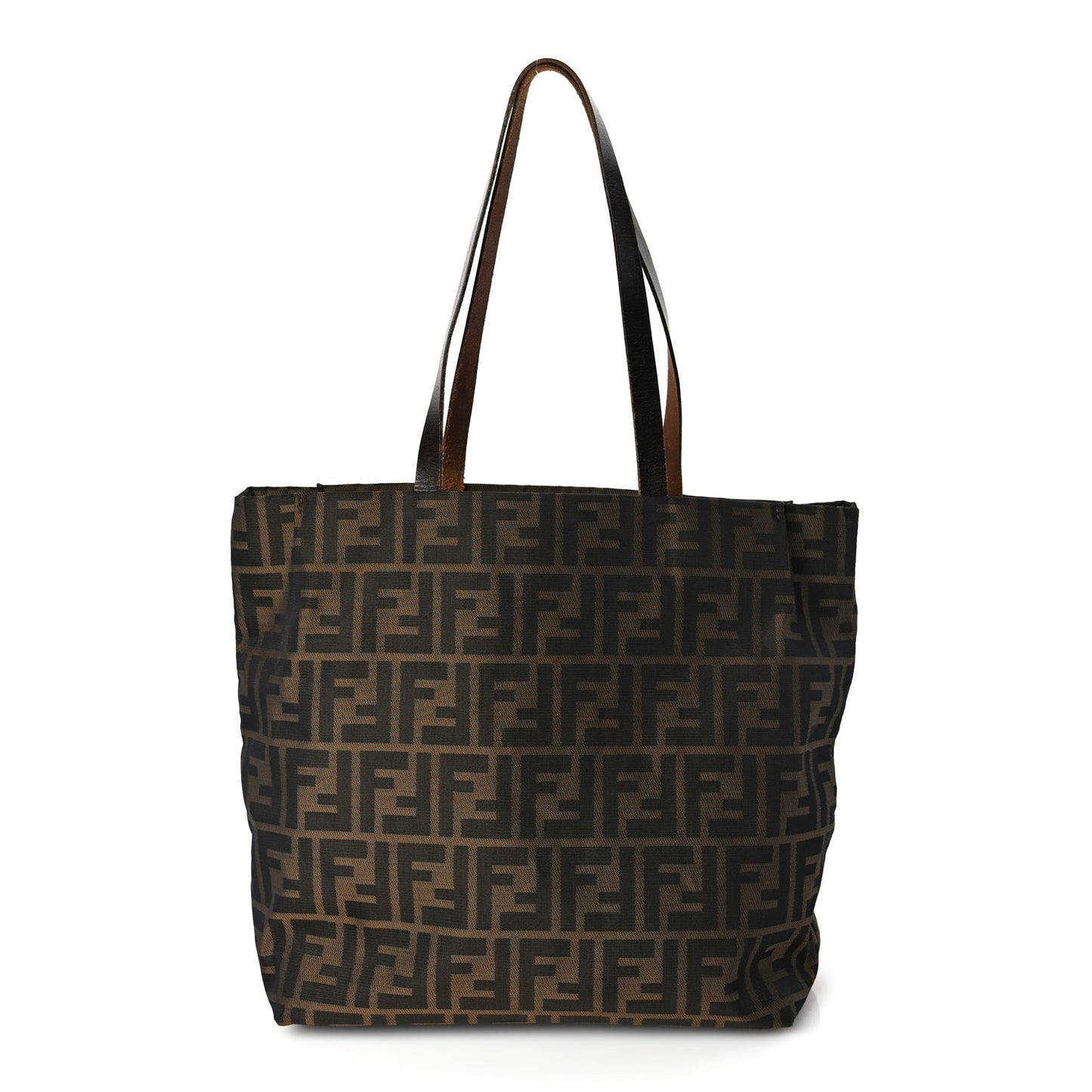Fendi Zucca Small Tote Tobacco Tobacco
