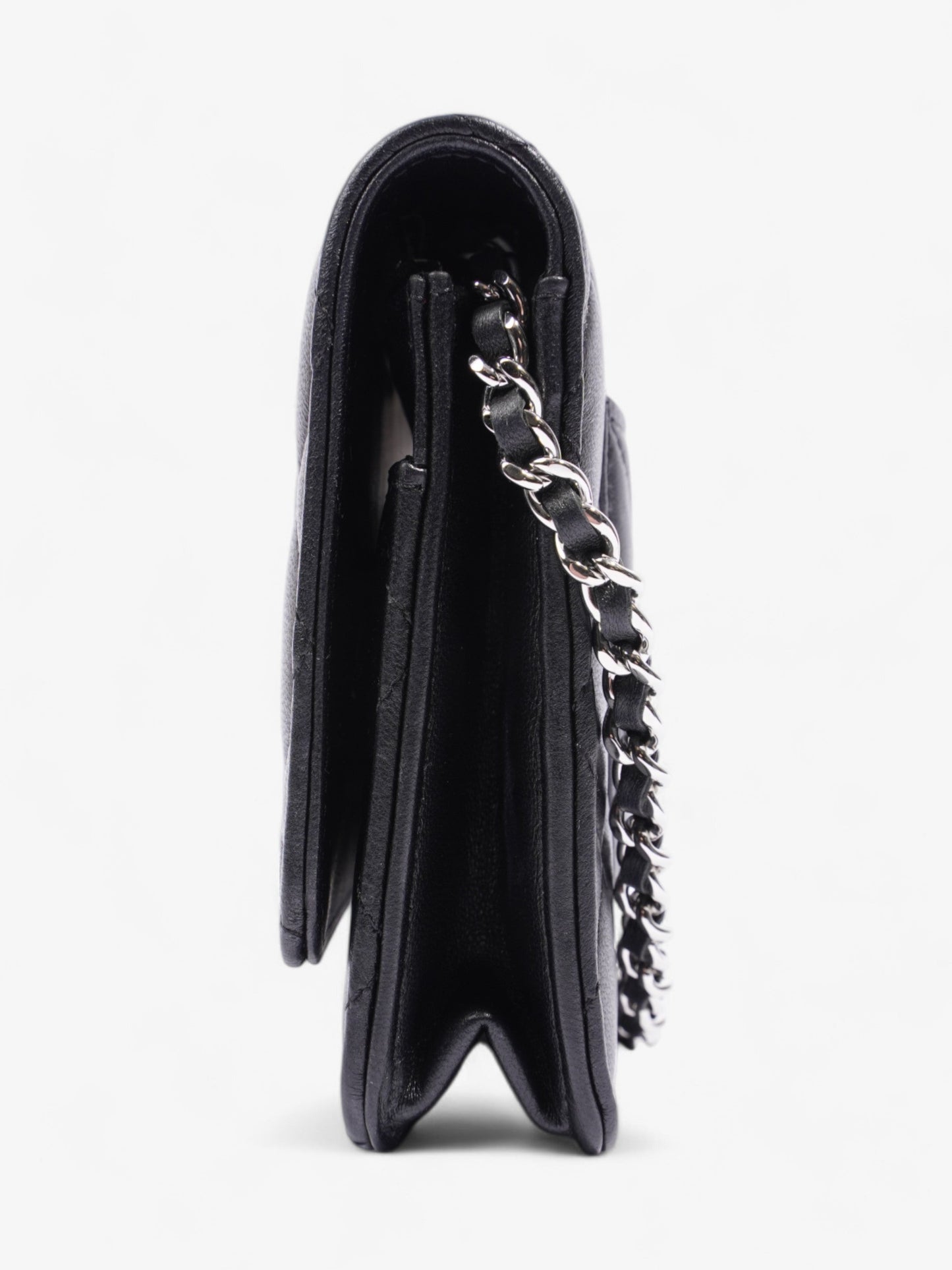 Chanel Wallet On Chain Black Lambskin Leather