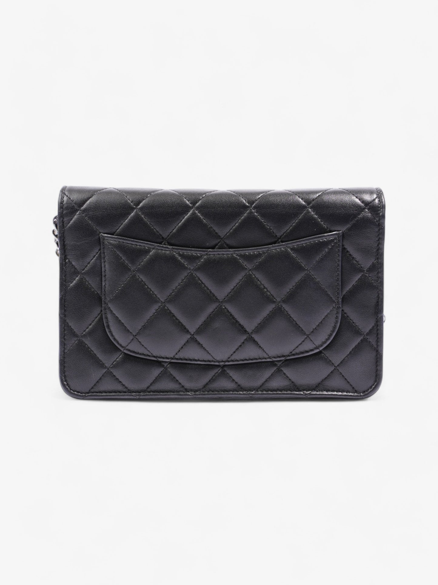 Chanel Wallet On Chain Black Lambskin Leather