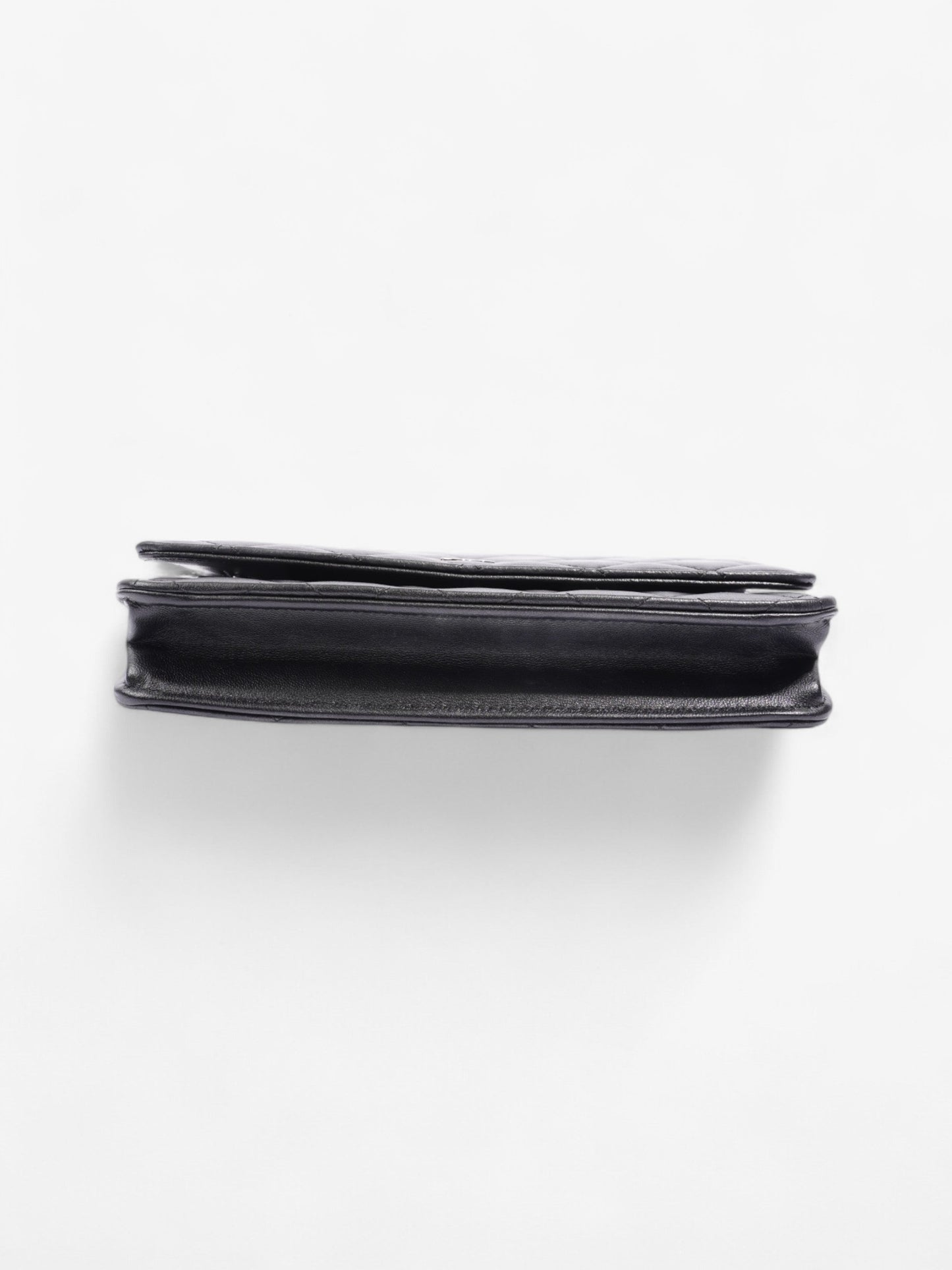 Chanel Wallet On Chain Black Lambskin Leather