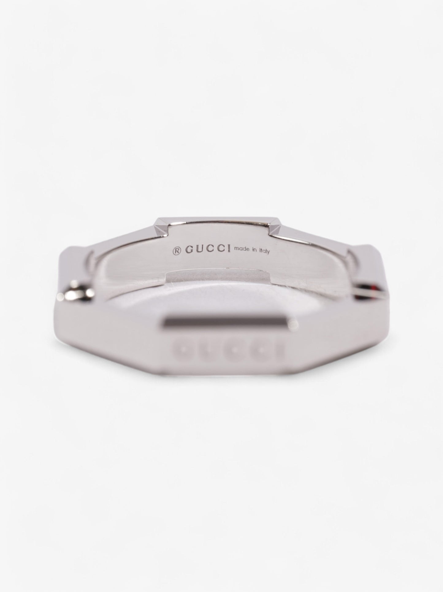 Gucci Link To Love Ring White White Gold 12 (52mm)