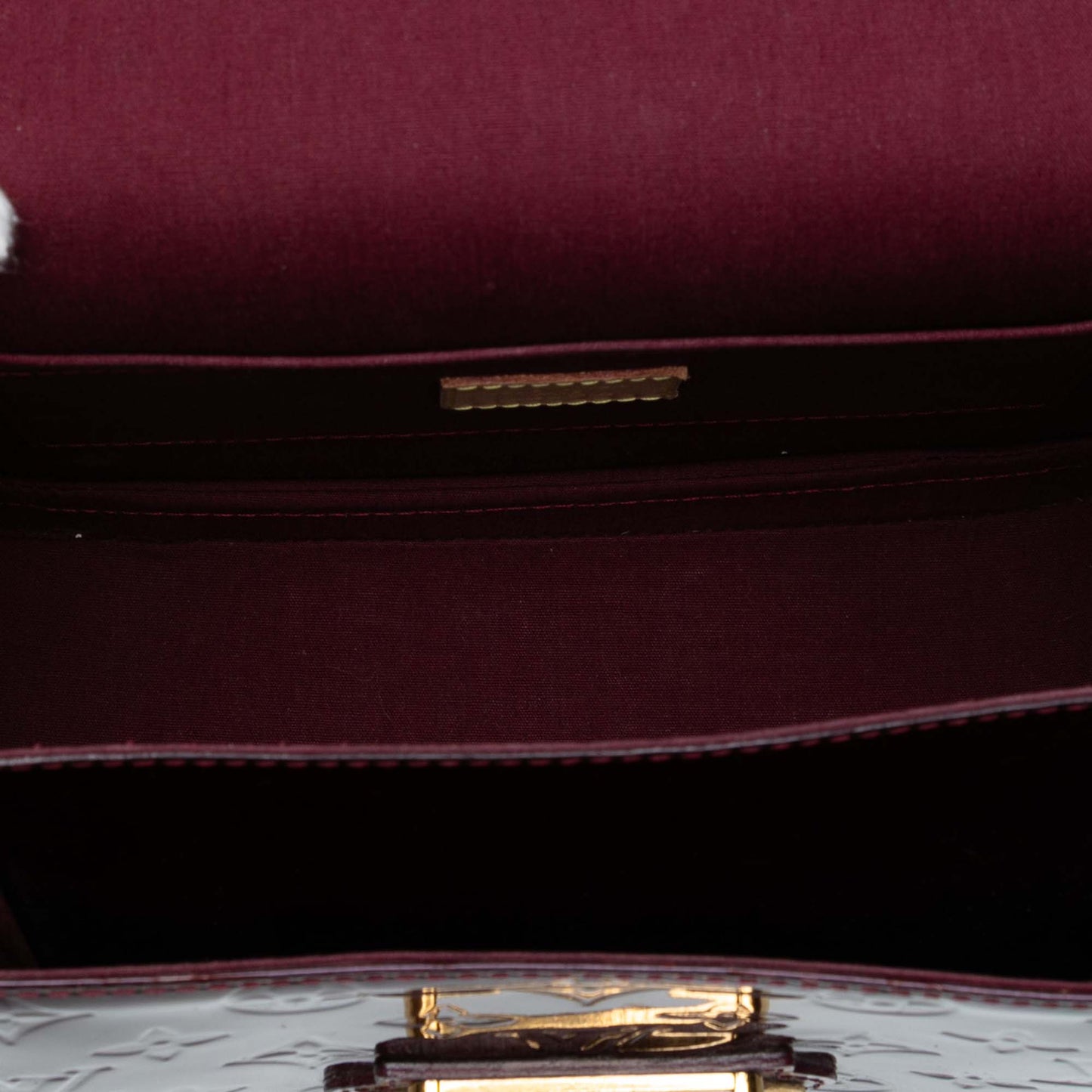 Purple Louis Vuitton Monogram Vernis Miranda Satchel