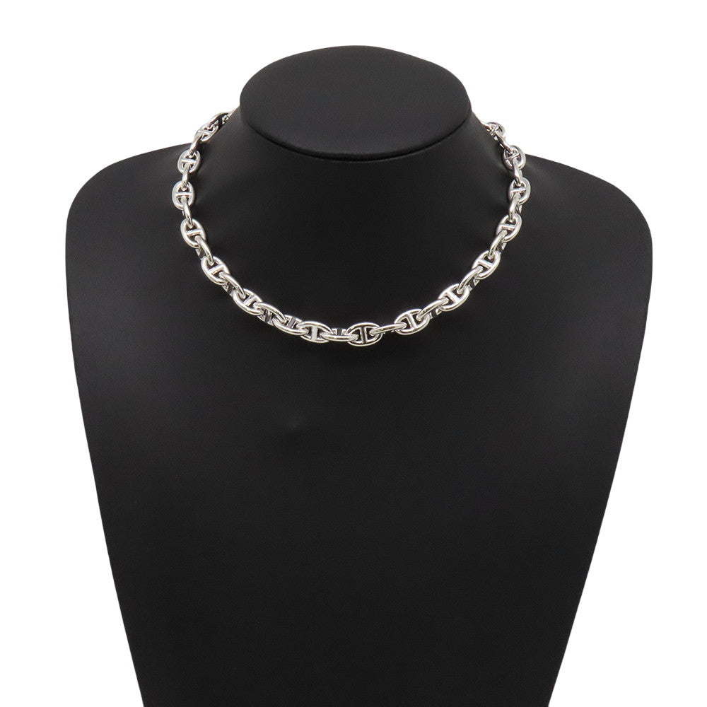 HERMES Chaine d'Ancre Necklace Size PM/43 frames SV925