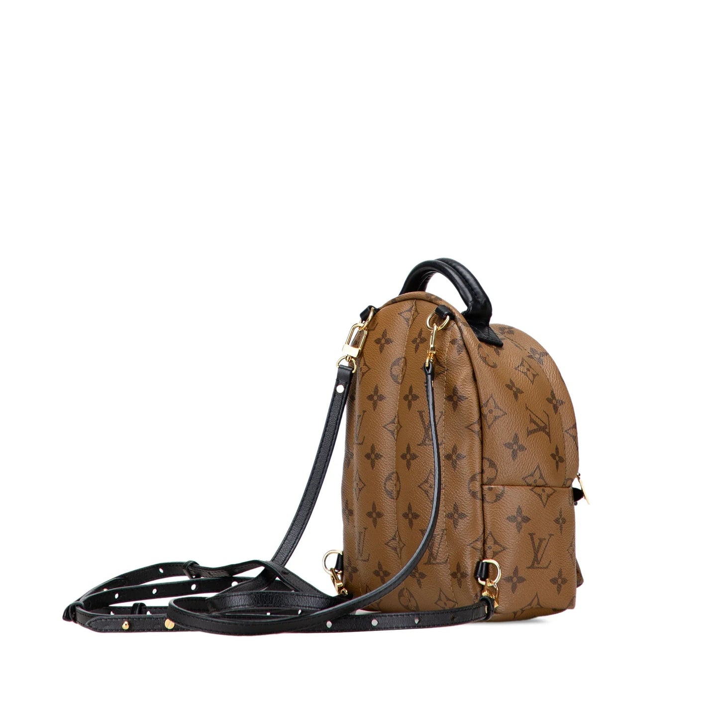 Brown Louis Vuitton Monogram Reverse Mini Palm Springs Backpack