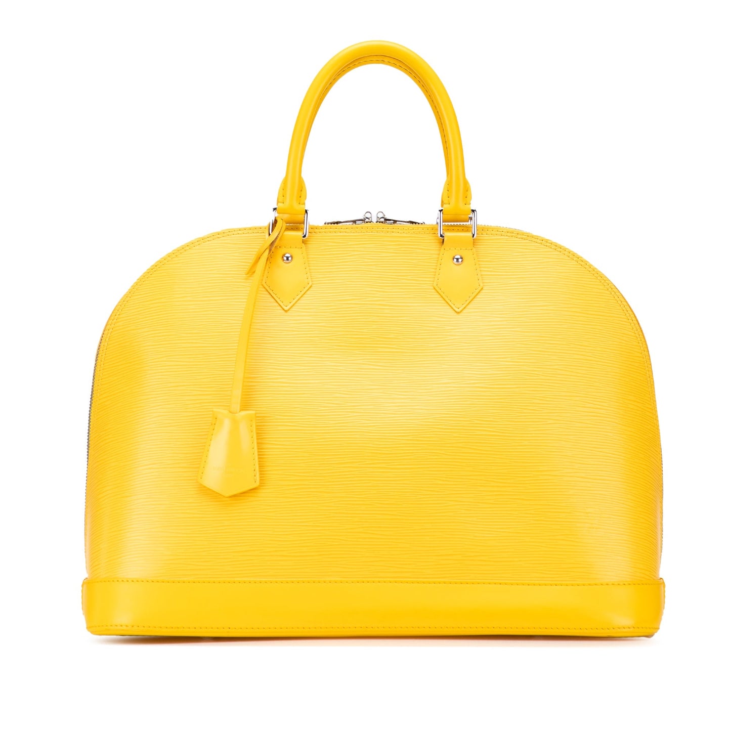 Yellow Louis Vuitton Epi Alma GM Handbag