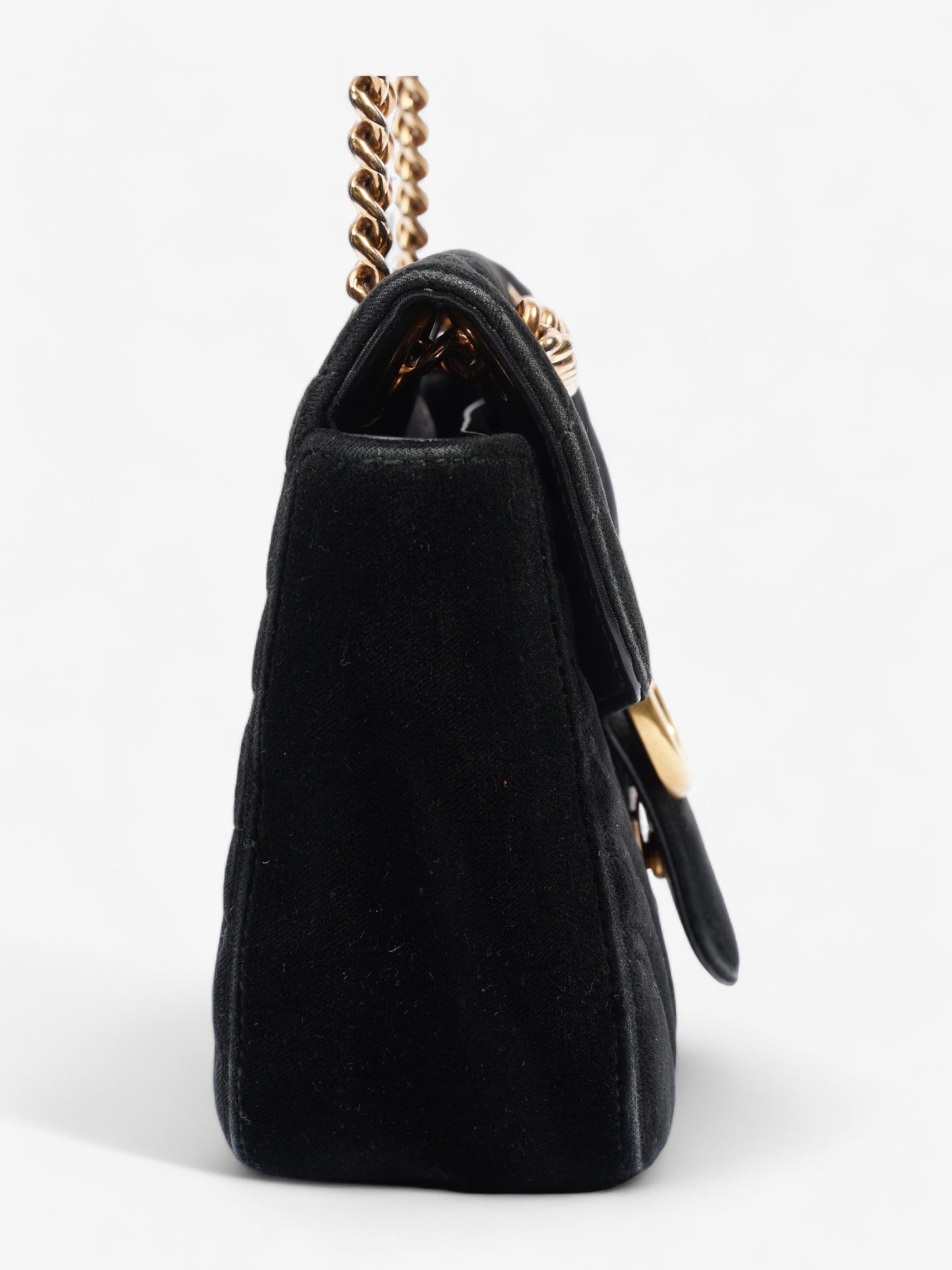 Gucci GG Marmont Black Velvet Small