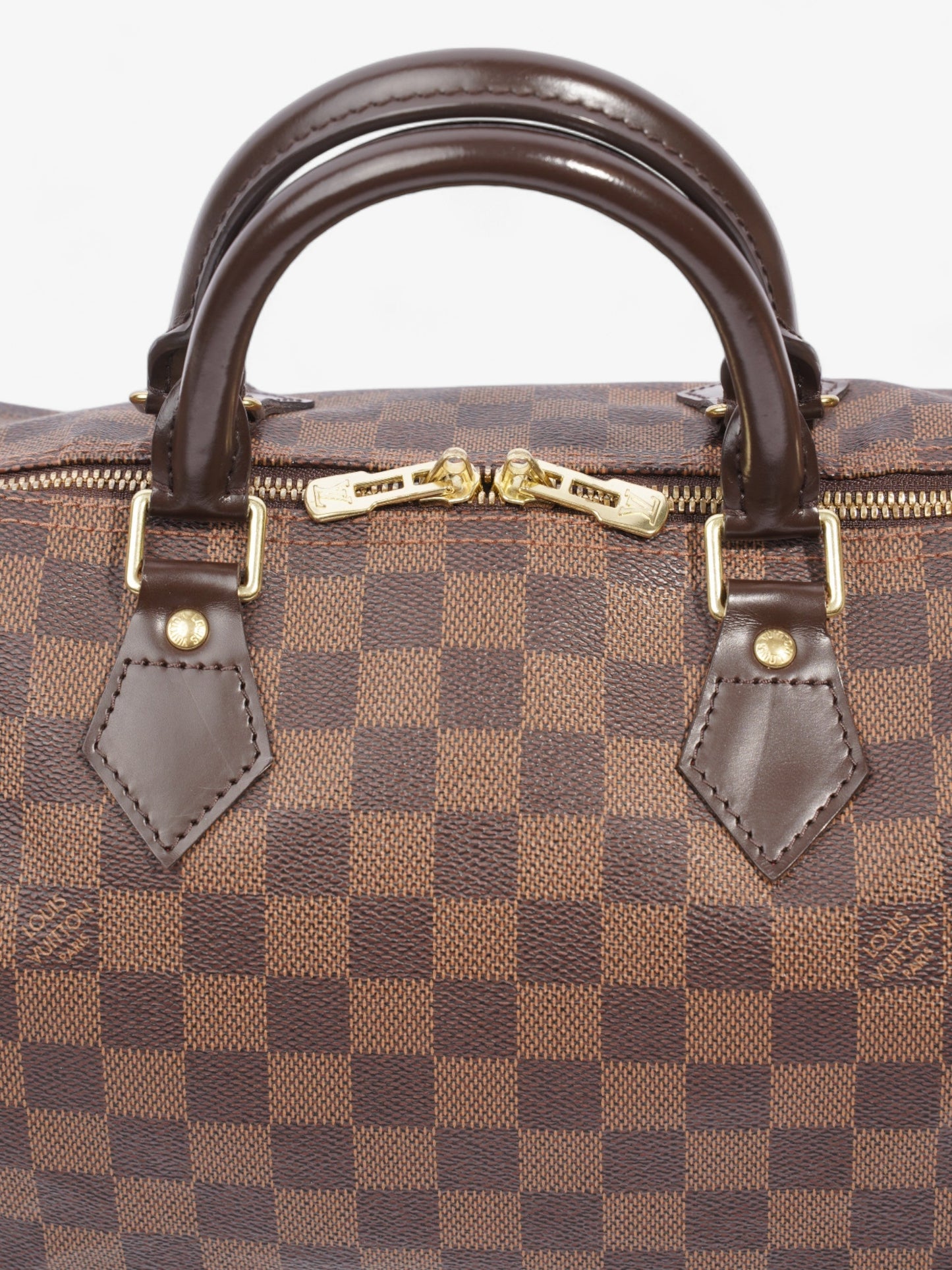 Louis Vuitton Speedy Bandoulière  30 Damier Ebene Coated Canvas