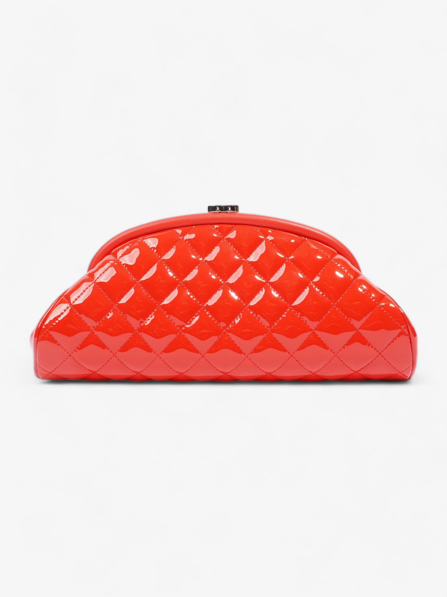 Chanel Timeless Clutch Red Patent Leather