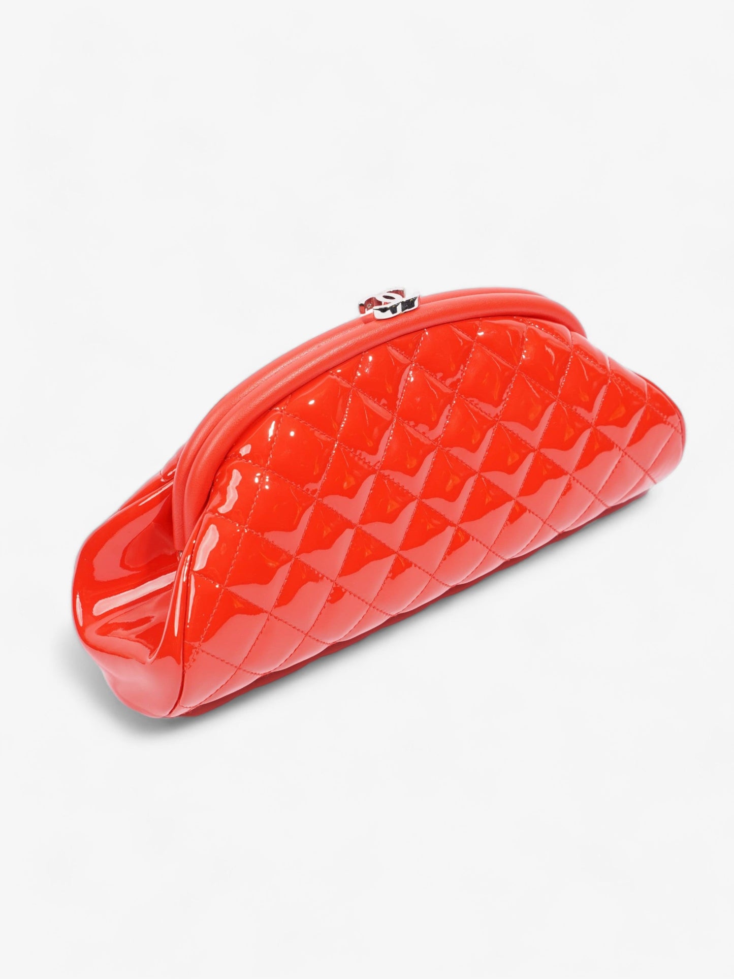 Chanel Timeless Clutch Red Patent Leather