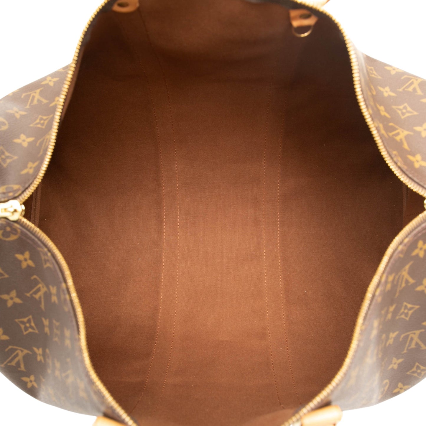 Brown Louis Vuitton Monogram Keepall Bandouliere 50 Travel Bag