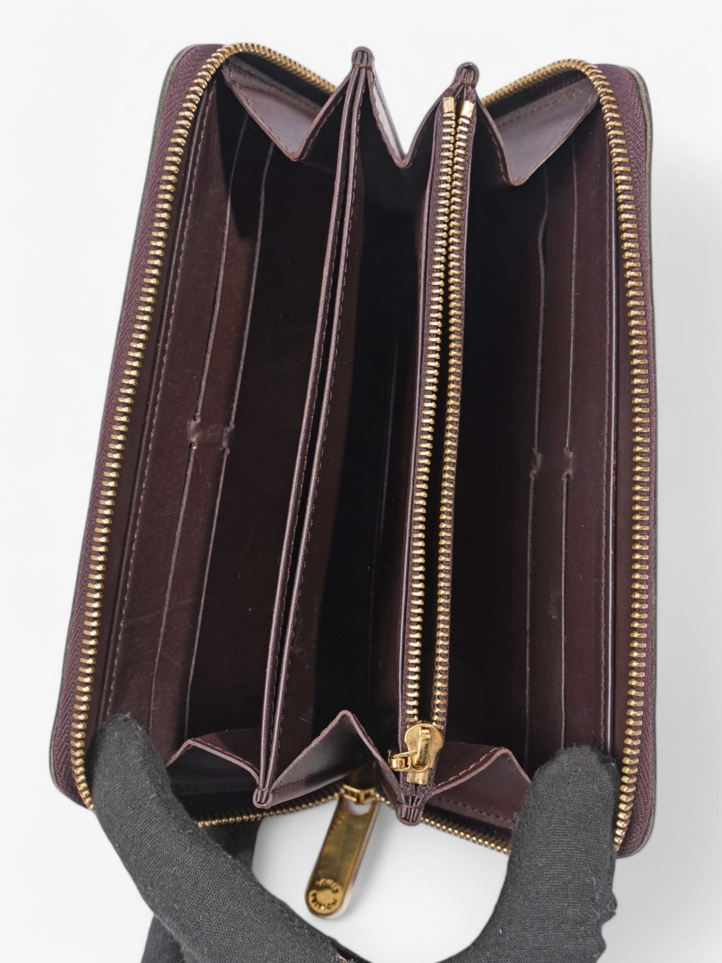 Louis Vuitton Zippy Wallet Amarante Vernis Leather