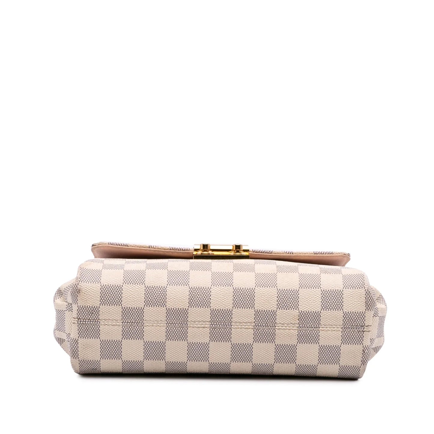 White Louis Vuitton Damier Azur Croisette Satchel