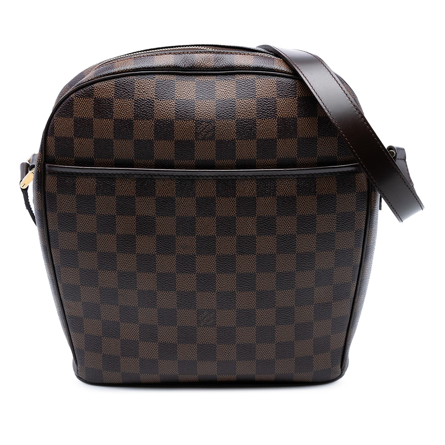 Brown Louis Vuitton Damier Ebene Ipanema GM Shoulder Bag