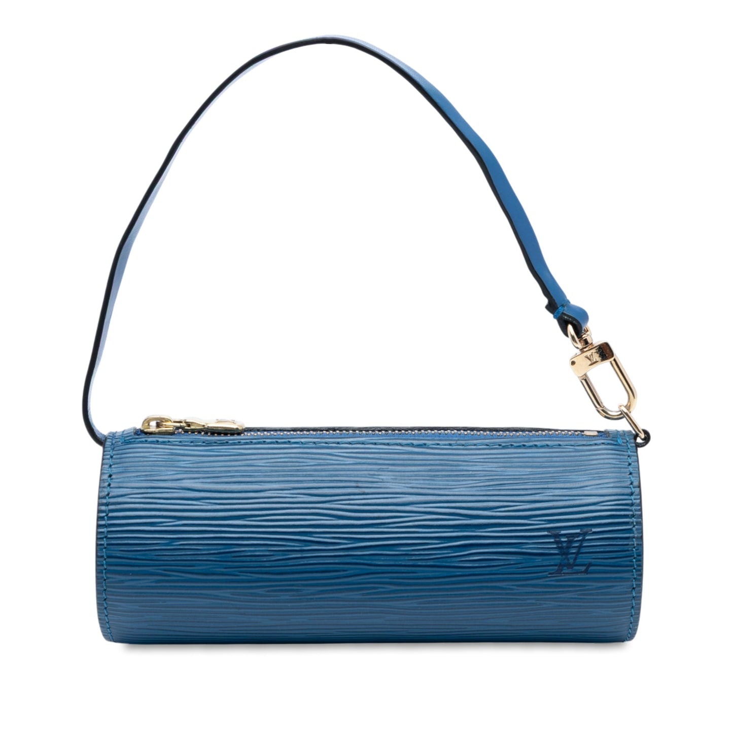 Blue Louis Vuitton Epi Pochette Papillon Handbag