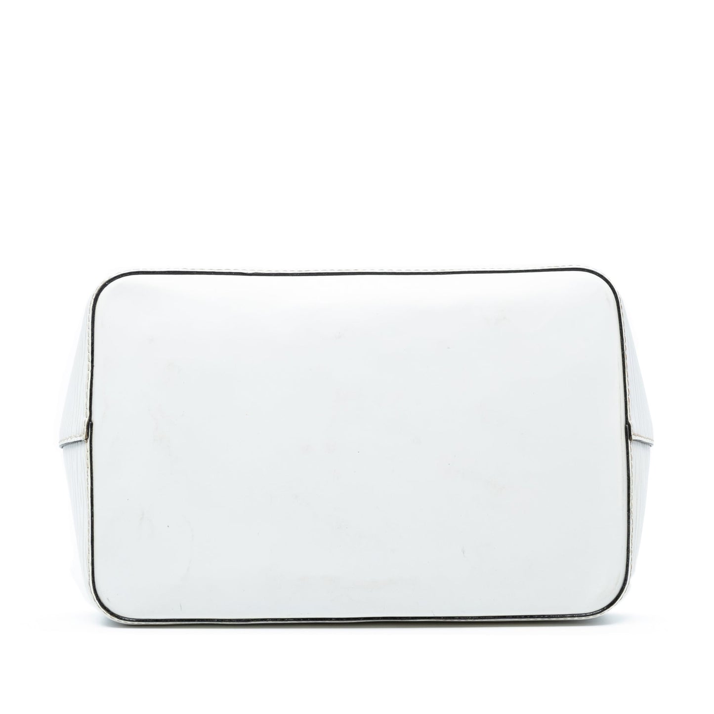 White Louis Vuitton Epi NeoNoe MM Bucket Bag
