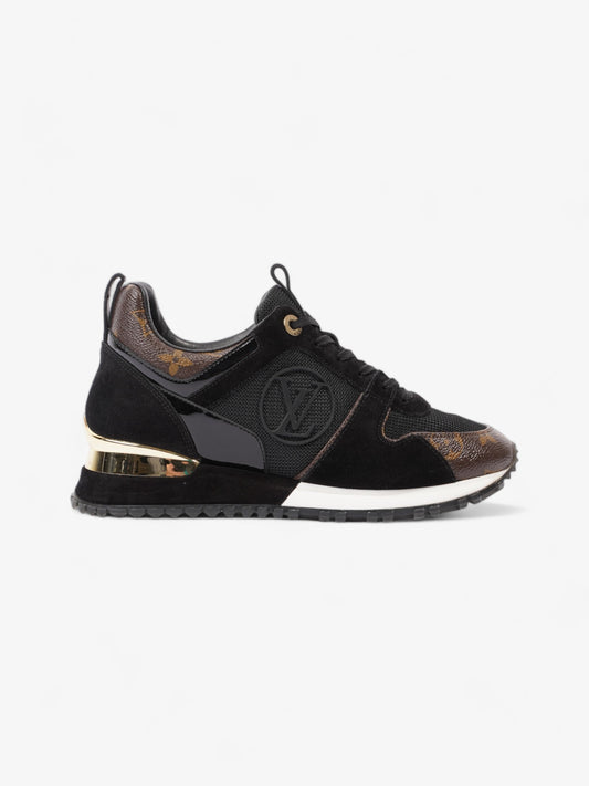 Louis Vuitton Run Away Black / Monogram Suede EU 36 UK 3