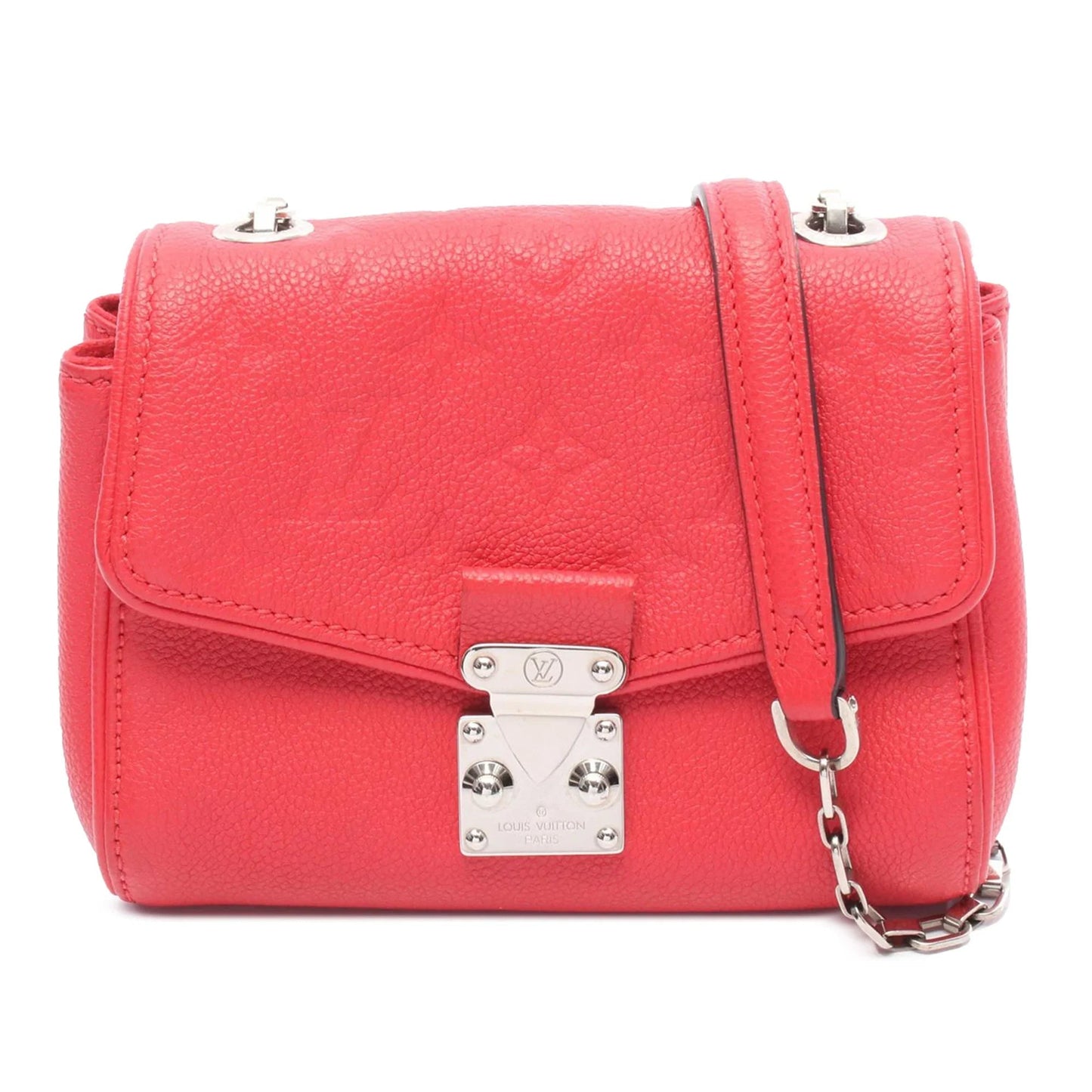 Red Louis Vuitton Monogram Empreinte Saint Germain BB Crossbody Bag