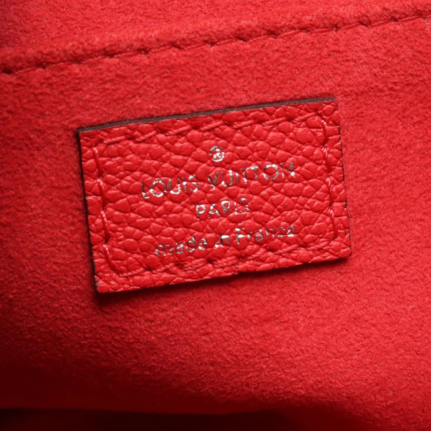 Red Louis Vuitton Monogram Empreinte Saint Germain BB Crossbody Bag