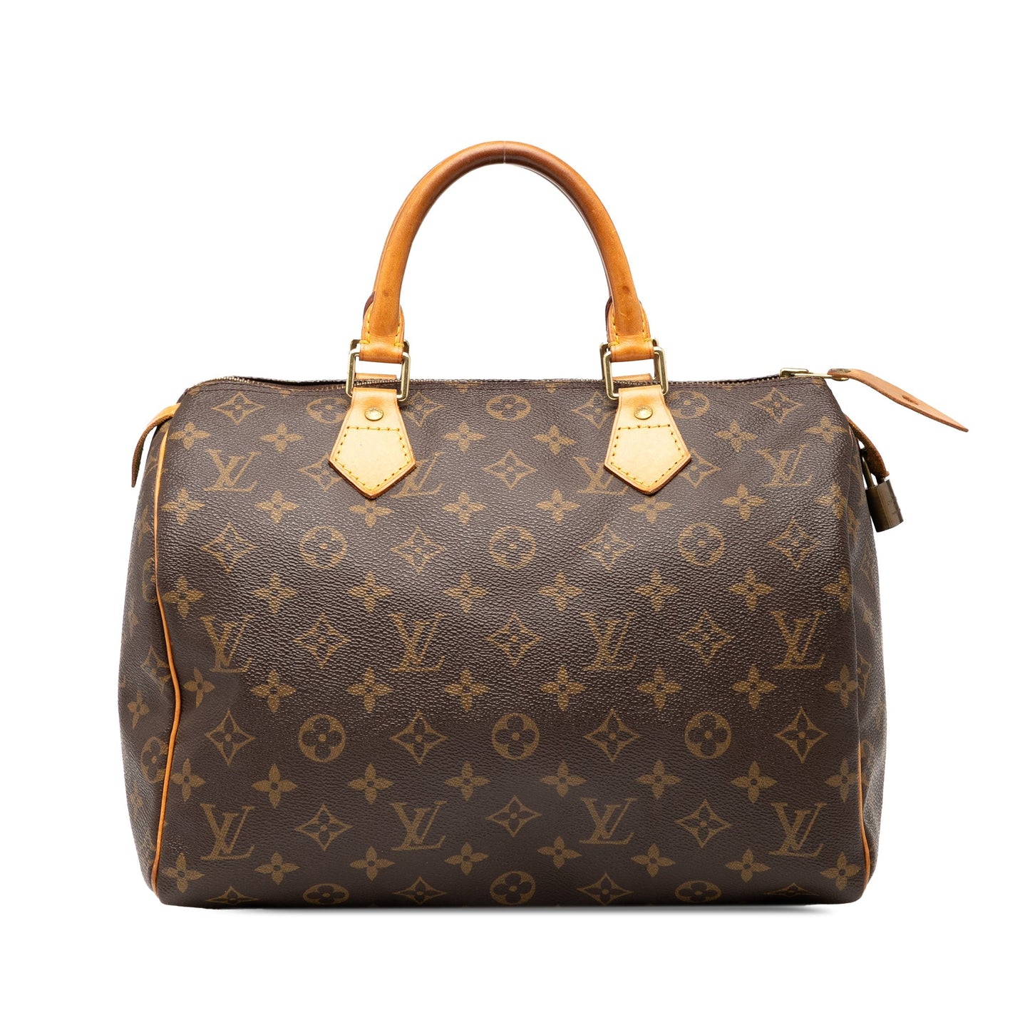 Brown Louis Vuitton Monogram Speedy 30 Boston Bag