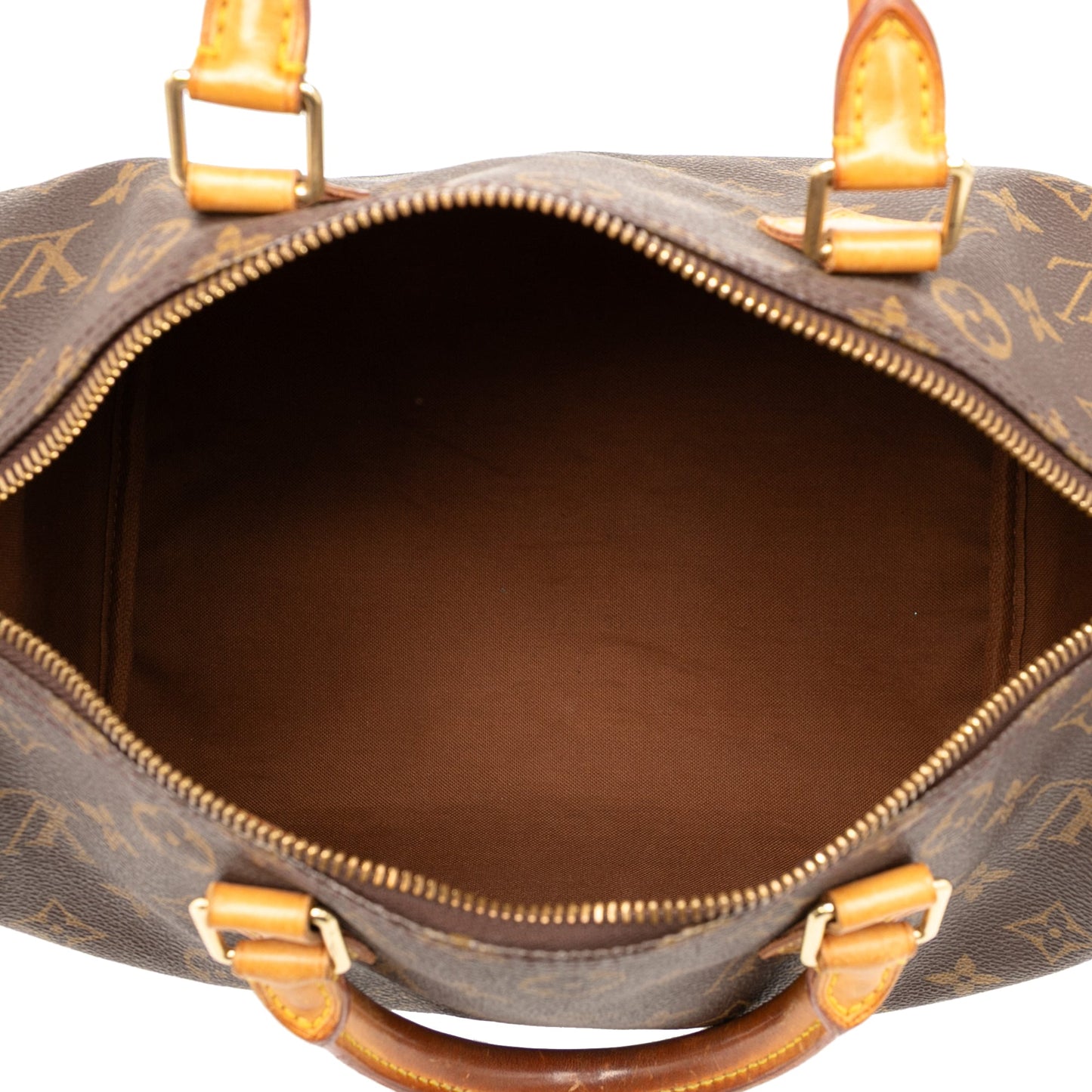 Brown Louis Vuitton Monogram Speedy 30 Boston Bag