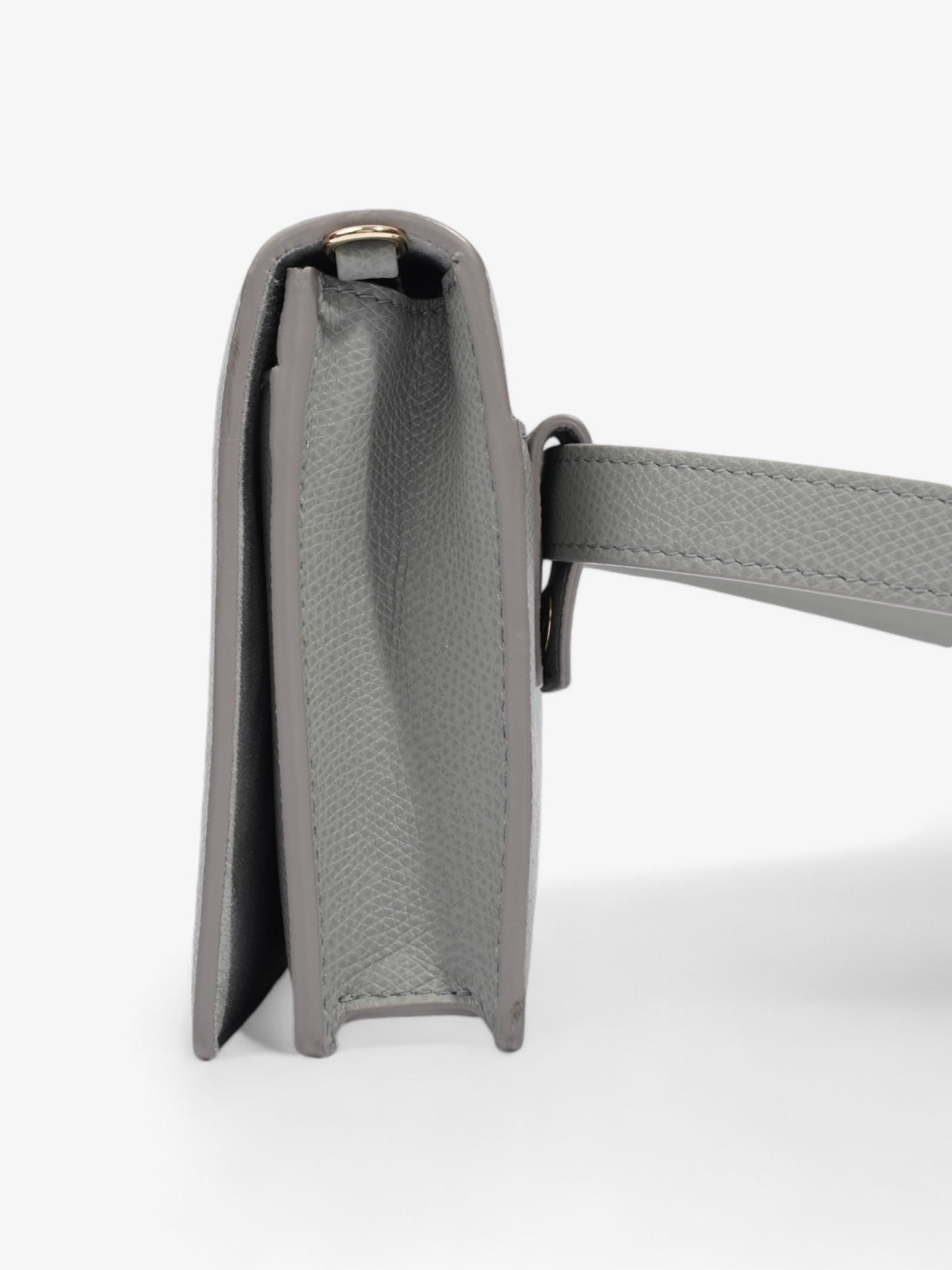 Christian Dior 30 Montaigne 2 In 1 Pouch Grey Calfskin Leather