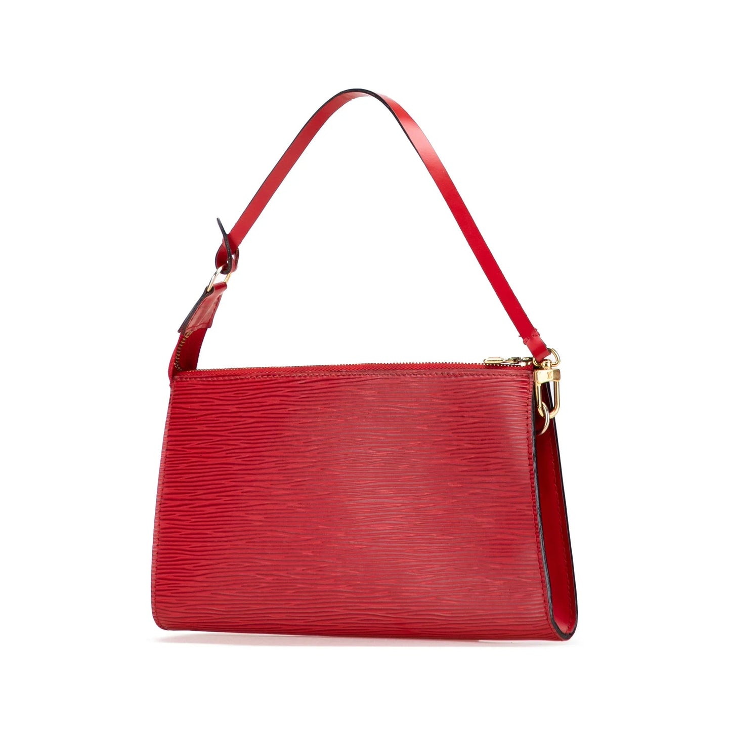 Red Louis Vuitton Epi Pochette Accessoires Shoulder Bag