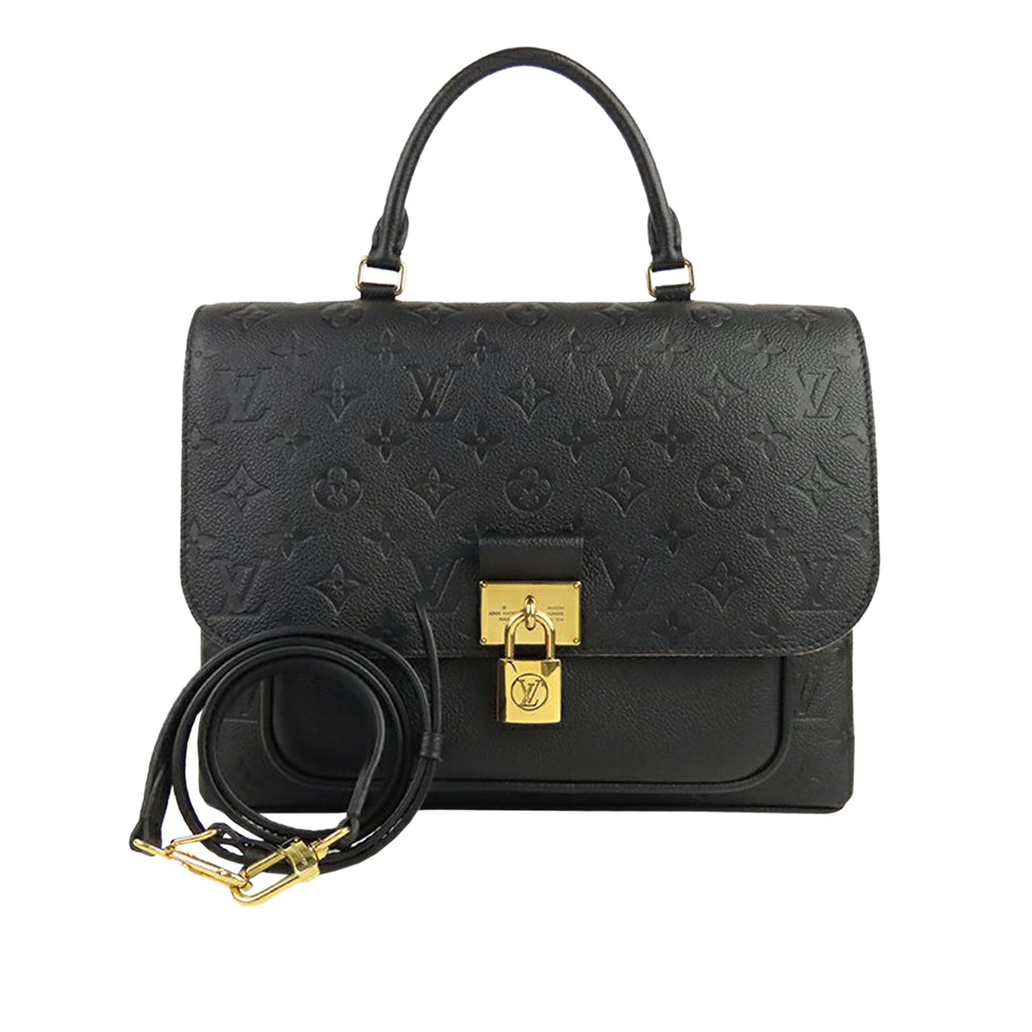 Louis Vuitton Marignan Black Monogram Empreinte