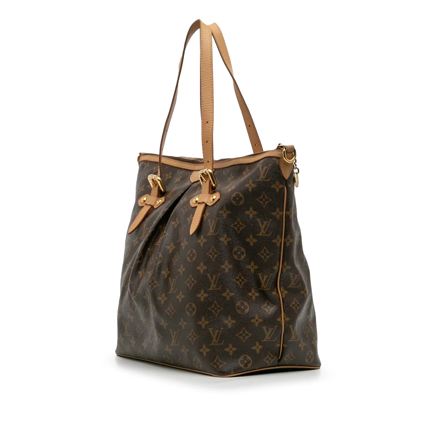 Brown Louis Vuitton Monogram Palermo GM Satchel