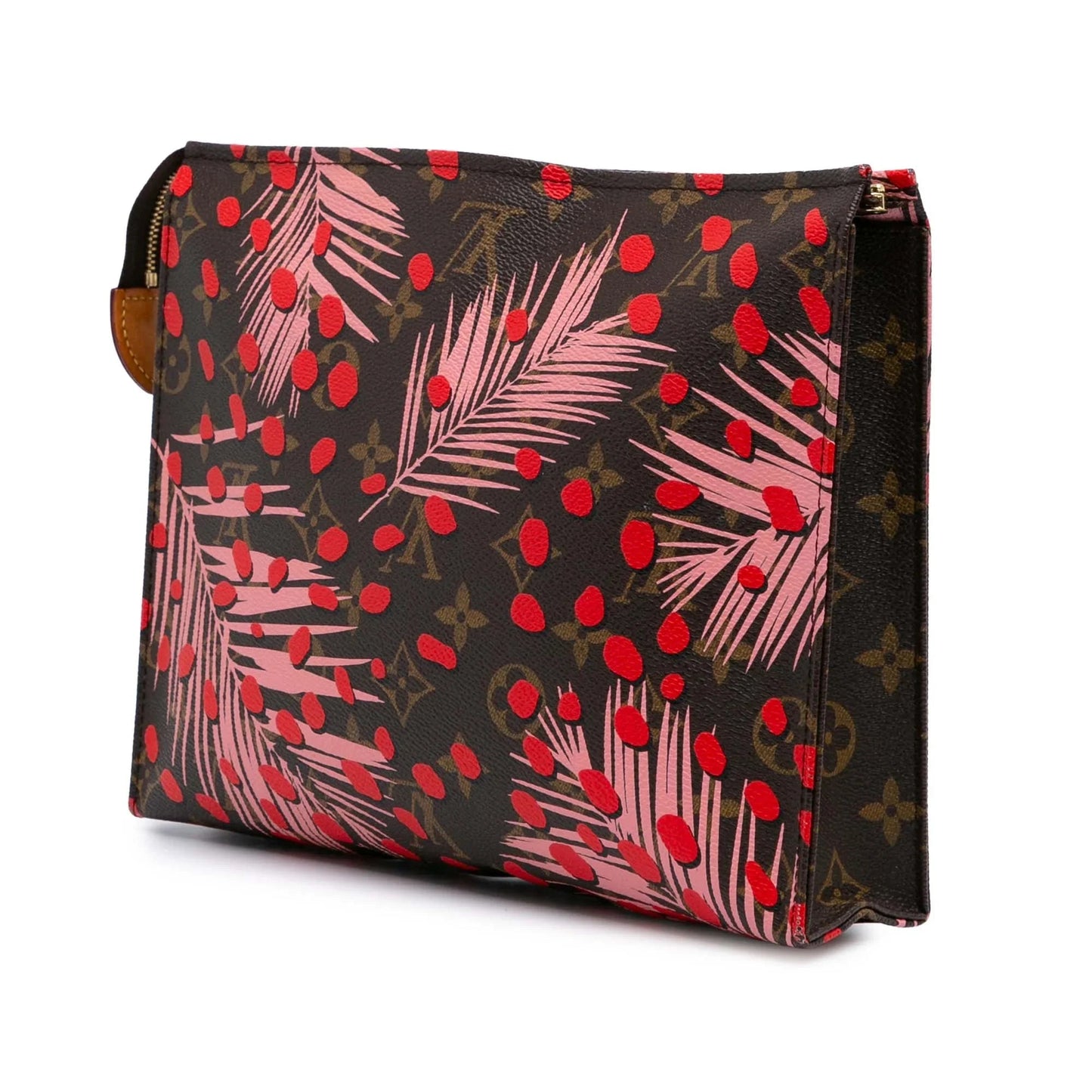Brown Louis Vuitton Monogram Jungle Dots Toiletry Pouch 26 Clutch Bag