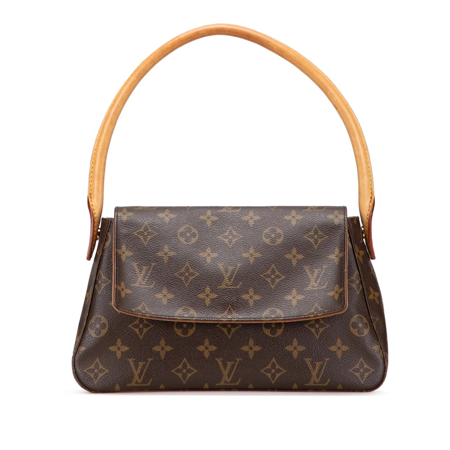 Brown Louis Vuitton Monogram Mini Looping Shoulder Bag