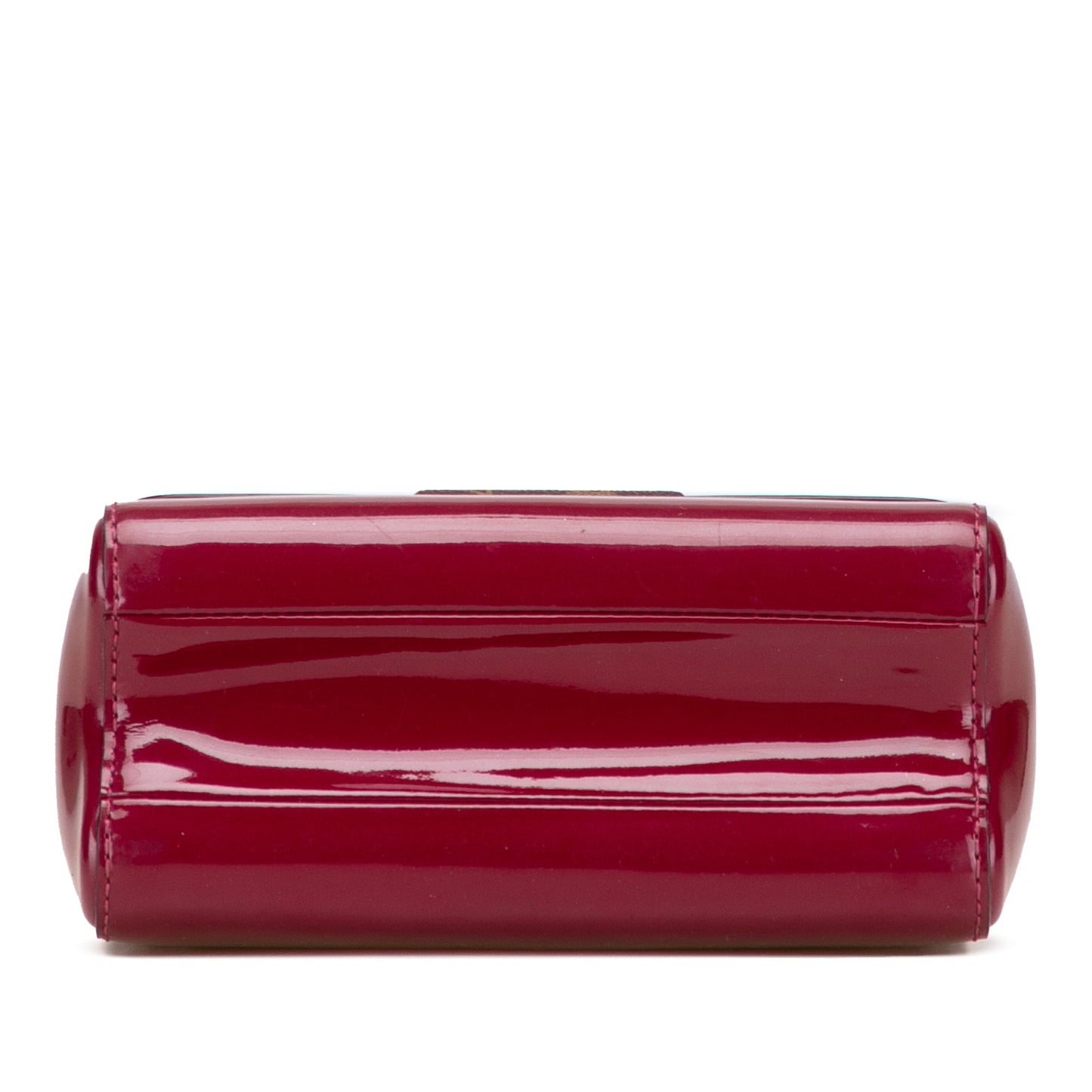 Red Louis Vuitton Vernis Monogram Twist PM Crossbody Bag