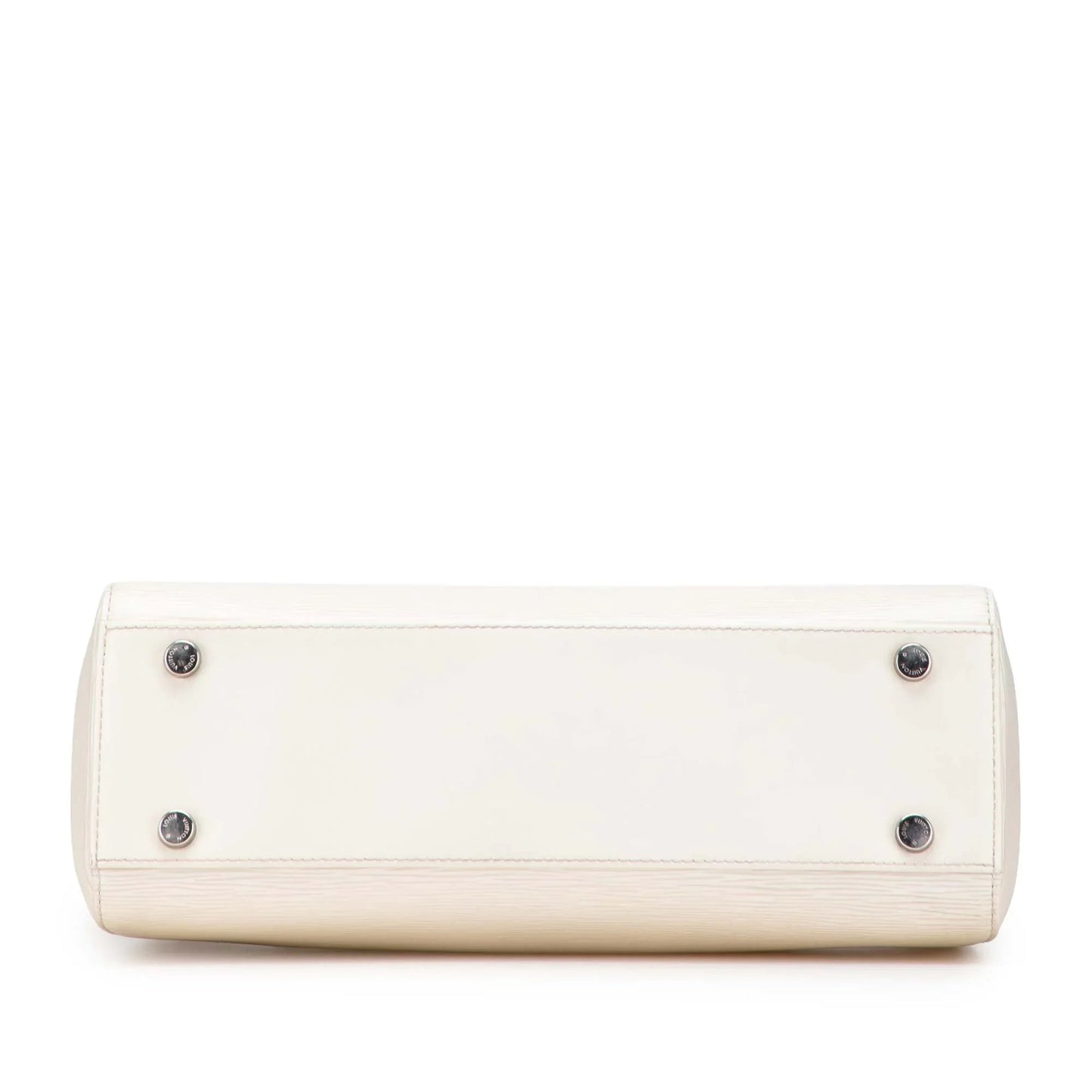 White Louis Vuitton Epi Brea MM Satchel