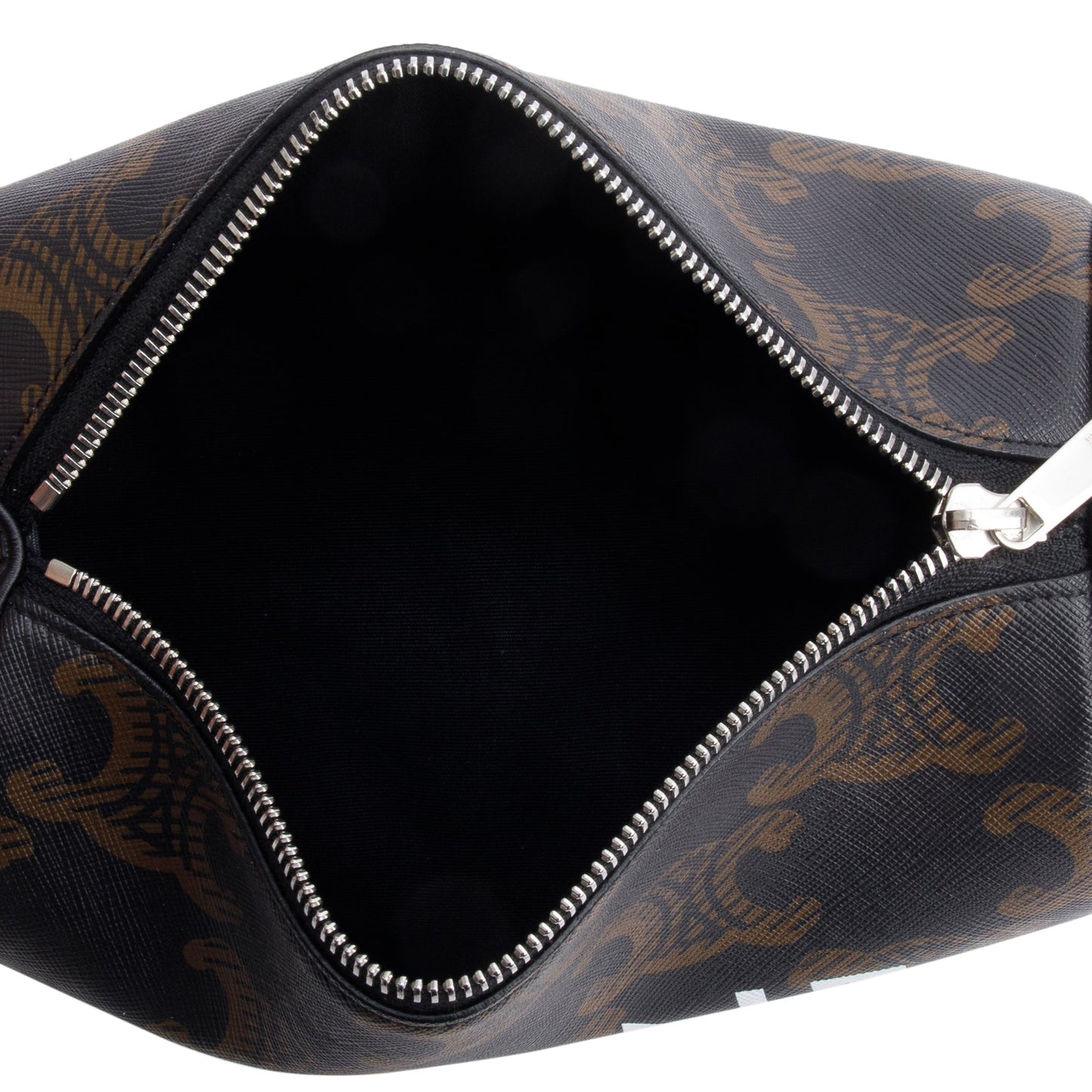 Celine 2022 Brown Triomphe Canvas Cylinder Bag