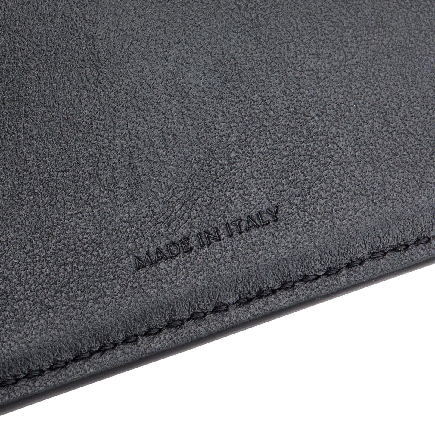 Celine 2024 Black Shiny Calfskin Leather Triomphe Compact Wallet