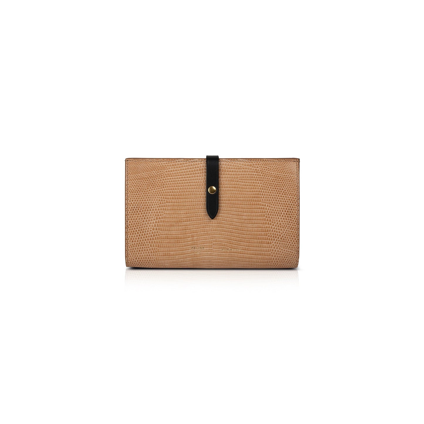 Celine Lizard Large Strap Multifunction Wallet