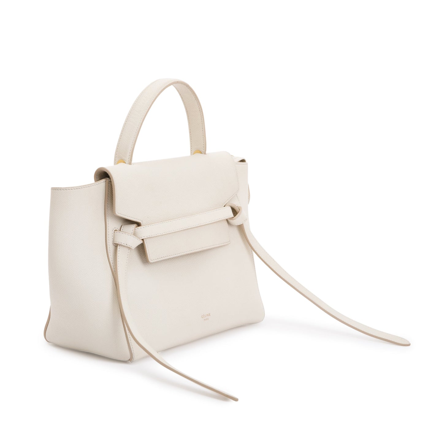 Celine Neutral Leather Micro Belt Bag